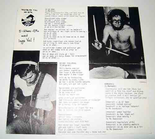 Inge Val ~ Anti Parlamentarisk Rebellrock (Vinyl) - Djungel & Jazz