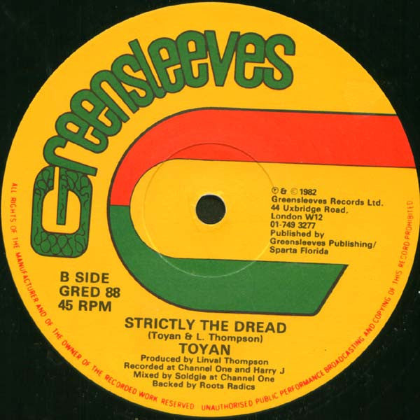 Eek-A-Mouse / Toyan ~ Do You Remember / Strictly The Dread (Vinyl) - Djungel & Jazz