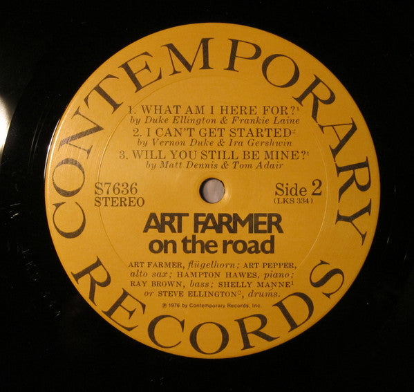 Art Farmer ~ On The Road (Vinyl) - Djungel & Jazz