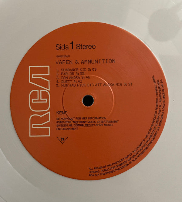 Kent (2) : Vapen & Ammunition (LP, Album, Ltd, RP, Whi)