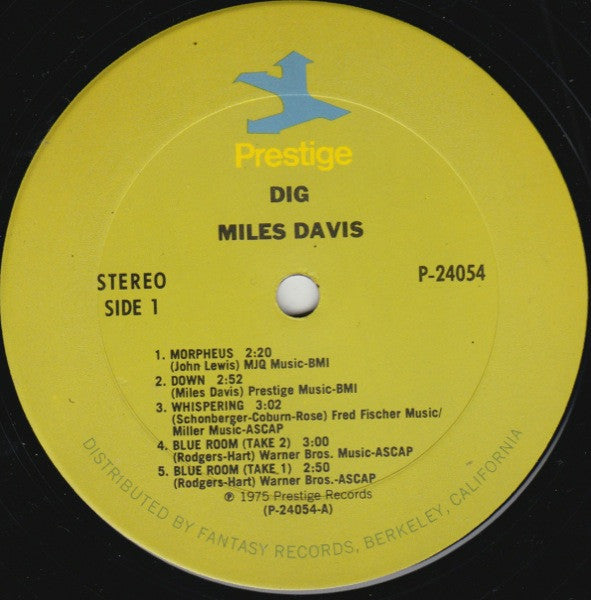 Miles Davis ~ Dig (Vinyl) - Djungel & Jazz