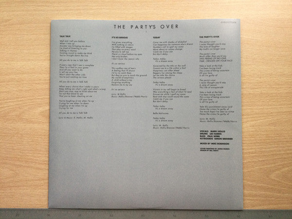 Talk Talk ~ The Party's Over (Vinyl) - Djungel & Jazz