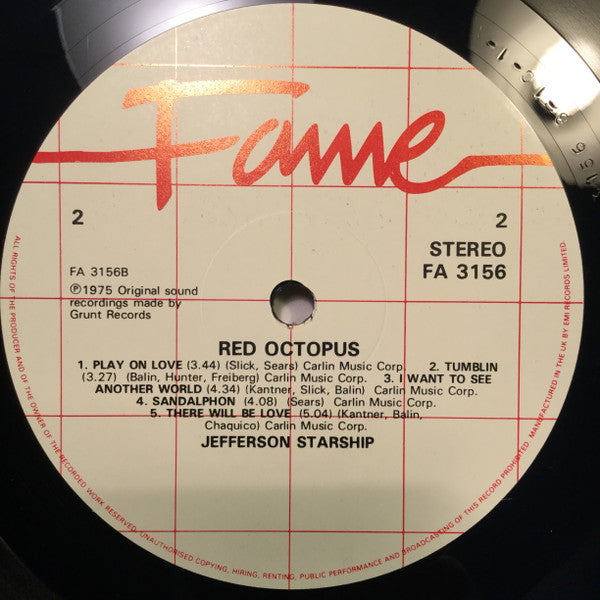 Jefferson Starship ~ Red Octopus (Vinyl) - Djungel & Jazz