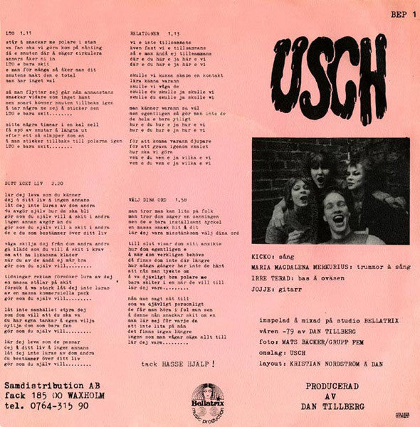 Usch ~ Usch (Vinyl) - Djungel & Jazz