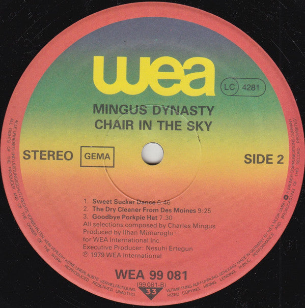 Mingus Dynasty ~ Chair In The Sky (Vinyl) - Djungel & Jazz