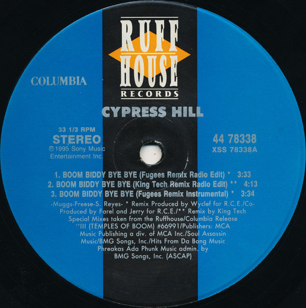 Cypress Hill ~ Boom Biddy Bye Bye (Vinyl) - Djungel & Jazz