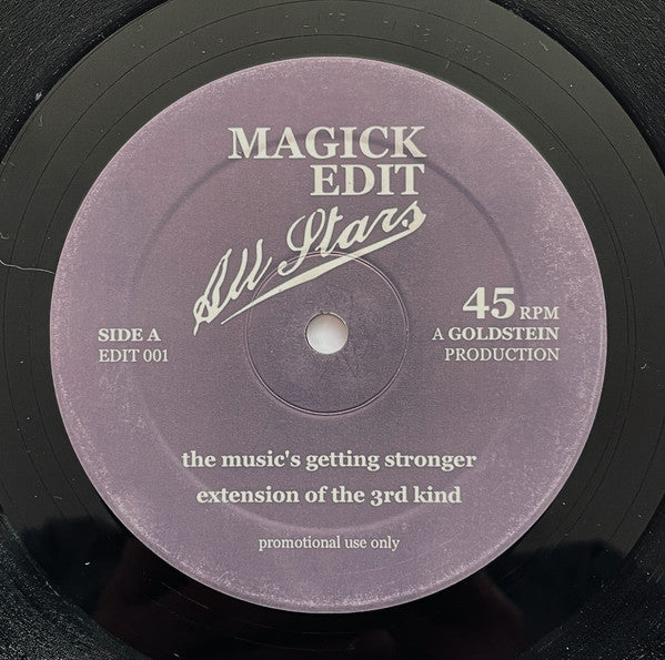 Magick Edit Allstars : The Music's Getting Stronger (12", Unofficial)