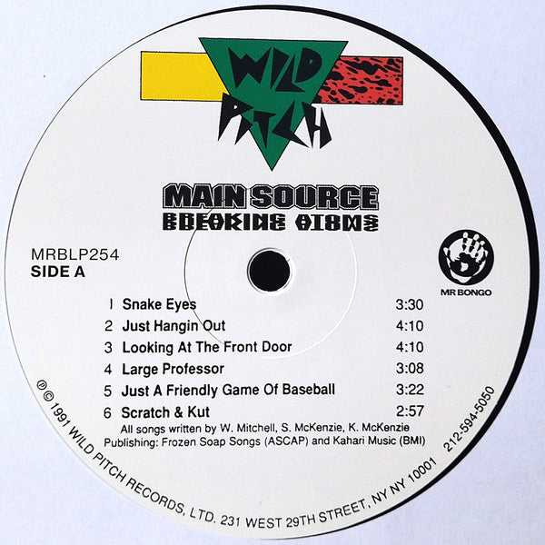 Main Source ~ Breaking Atoms (Vinyl) - Djungel & Jazz