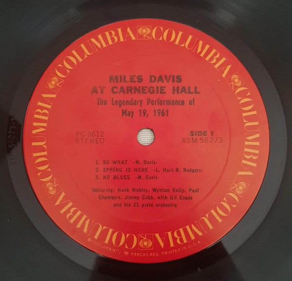 Miles Davis ~ Miles Davis At Carnegie Hall (Vinyl) - Djungel & Jazz