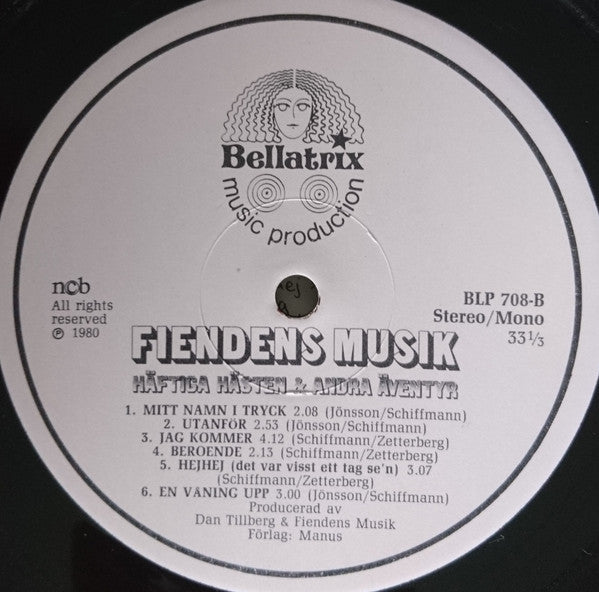 Fiendens Musik ~ Häftiga Hästen & Andra Äventyr (Vinyl) - Djungel & Jazz