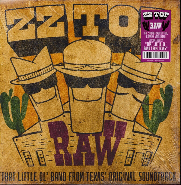 ZZ Top ~ Raw ('That Little Ol' Band From Texas' Original Soundtrack) (Vinyl) - Djungel & Jazz