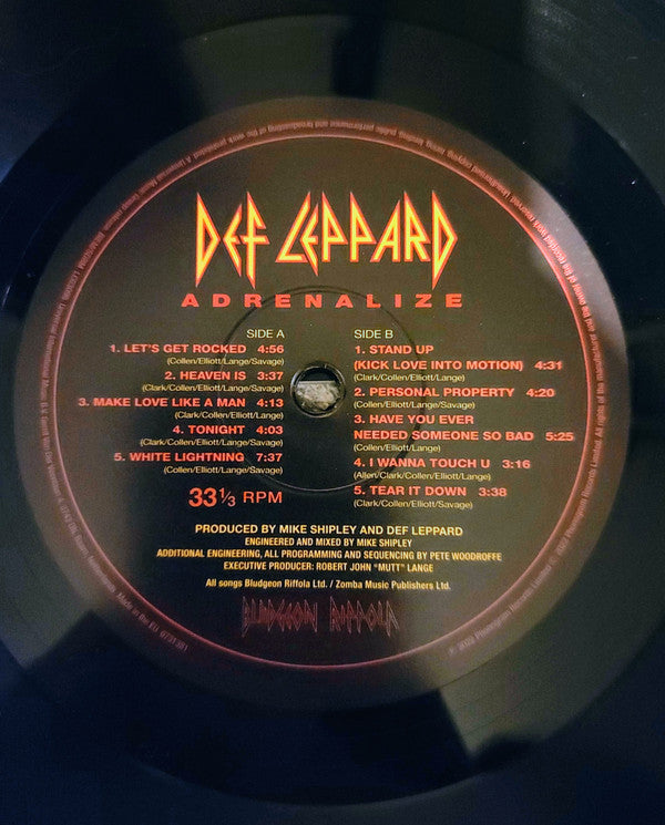 Def Leppard ~ Adrenalize (Vinyl) - Djungel & Jazz