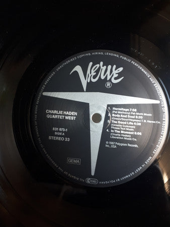 Charlie Haden : Quartet West (LP, Album)