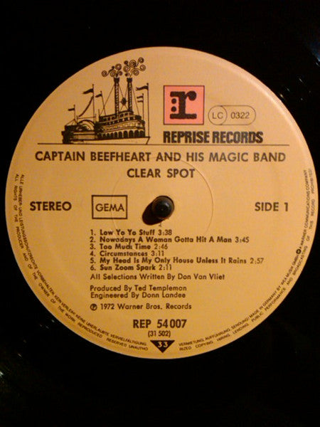 Captain Beefheart And The Magic Band ~ Clear Spot (Vinyl) - Djungel & Jazz