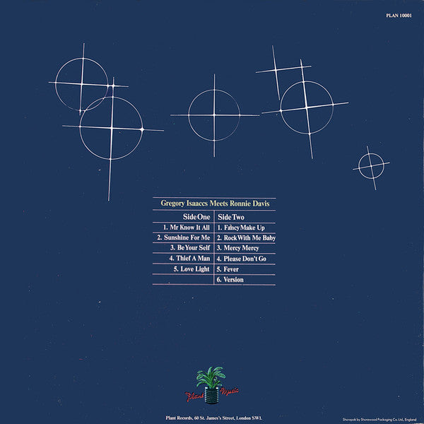 Gregory Isaacs / Ronnie Davis : Gregory Isaacs Meets Ronnie Davis (LP, Album)