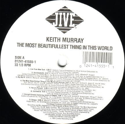 Keith Murray : The Most Beautifullest Thing In This World (LP, Album)