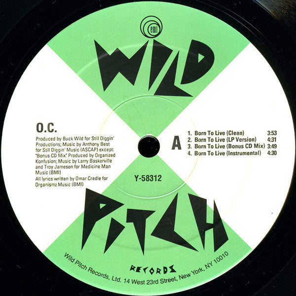 O.C. ~ Born 2 Live / Let It Slide (Vinyl) - Djungel & Jazz