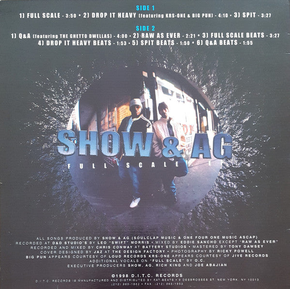 Showbiz & A.G. ~ Full Scale EP (Vinyl) - Djungel & Jazz