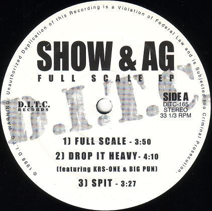 Show & AG ~ Full Scale EP (Vinyl) - Djungel & Jazz