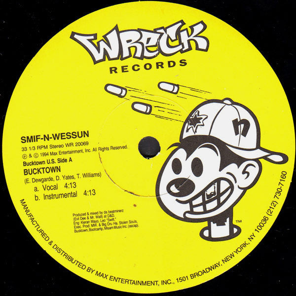 Smif-N-Wessun ~ Bucktown / Let's Git It On (Vinyl) - Djungel & Jazz