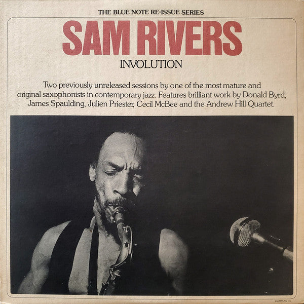 Sam Rivers : Involution (2xLP, Album, All)