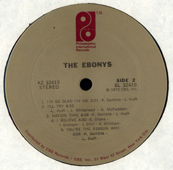 The Ebonys ~ The Ebonys (Vinyl) - Djungel & Jazz