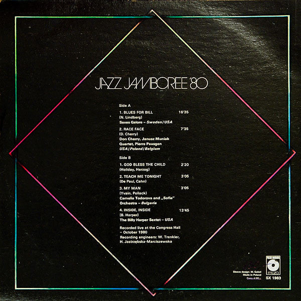 Various ~ Jazz Jamboree '80 (Vinyl) - Djungel & Jazz