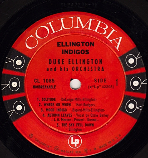 Duke Ellington And His Orchestra ~ Ellington Indigos (Vinyl) - Djungel & Jazz