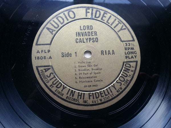 Lord Invader ~ Calypso (Vinyl) - Djungel & Jazz
