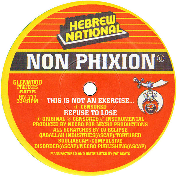 Non Phixion ~ I Shot Reagan (Vinyl) - Djungel & Jazz