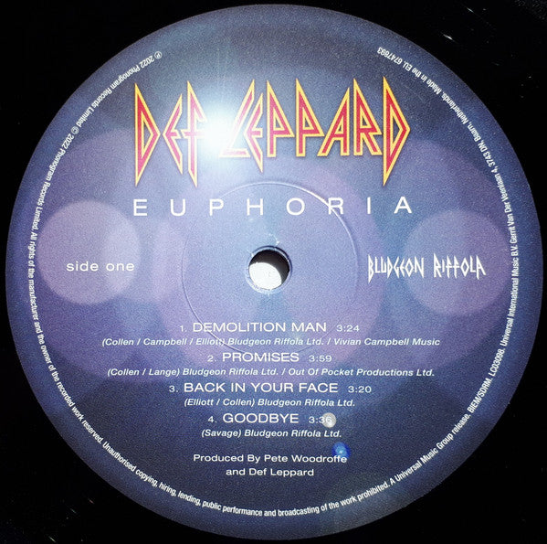 Def Leppard ~ Euphoria (Vinyl) - Djungel & Jazz