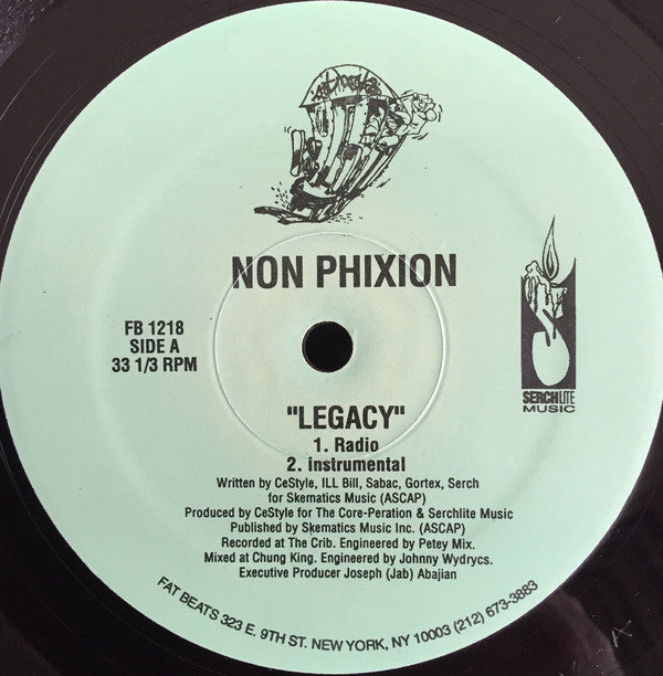 Non Phixion ~ Legacy / No Tomorrow (Vinyl) - Djungel & Jazz