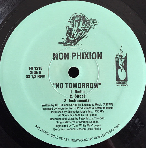 Non Phixion ~ Legacy / No Tomorrow (Vinyl) - Djungel & Jazz