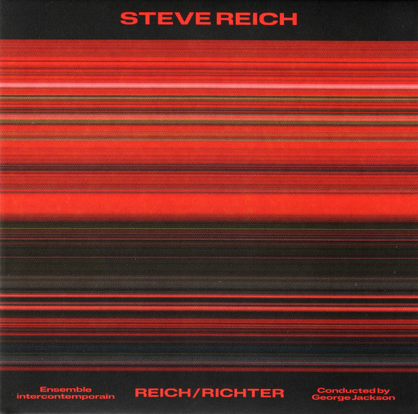 Steve Reich / Ensemble Intercontemporain Conducted By George Jackson  ~ Reich/Richter (Vinyl) - Djungel & Jazz