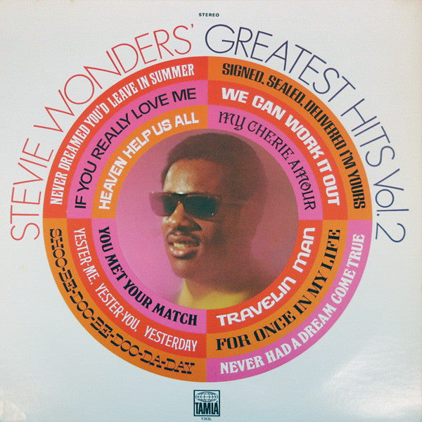 Stevie Wonder ~ Stevie Wonder's Greatest Hits Vol. 2 (Vinyl) - Djungel & Jazz