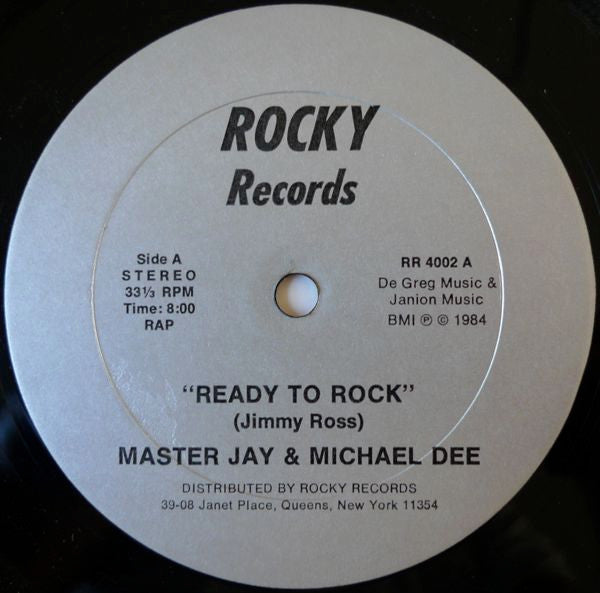 Master Jay & Michael Dee ~ Ready To Rock (Vinyl) - Djungel & Jazz