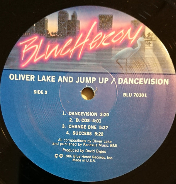 Oliver Lake And Jump Up : Dancevision (LP, Album)