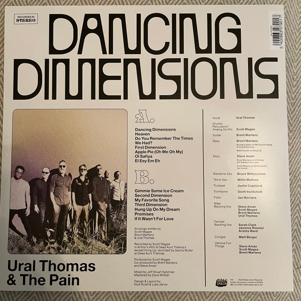 Ural Thomas & The Pain ~ Dancing Dimensions (Vinyl) - Djungel & Jazz