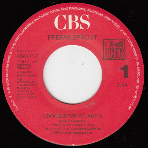 Prefab Sprout ~ Looking For... Atlantis (Vinyl) - Djungel & Jazz