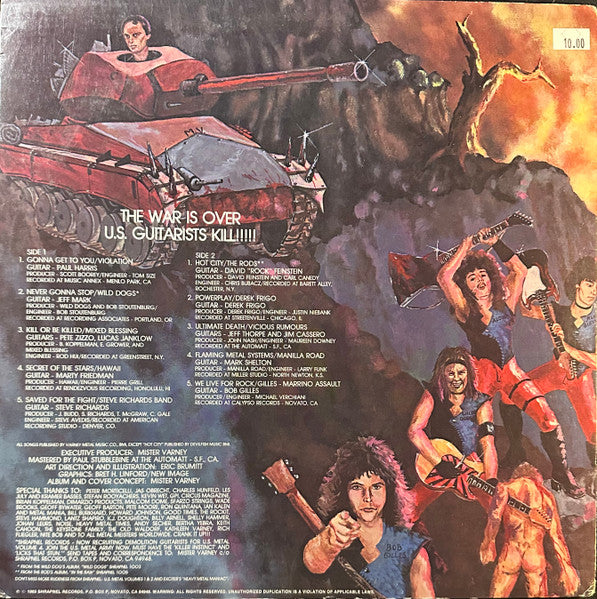 Various : (Mister Varney Presents) U.S. Metal (Unsung Guitar Heroes) Vol. III (LP, Comp, RP, Bla)