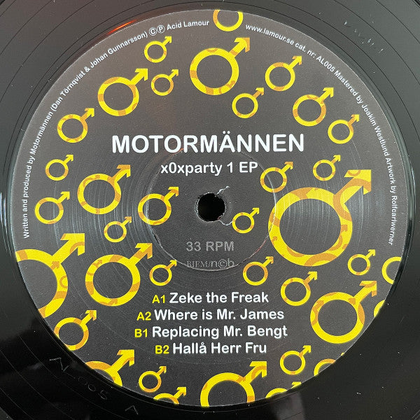 Motormännen ~ x0xparty 1 EP (Vinyl) - Djungel & Jazz