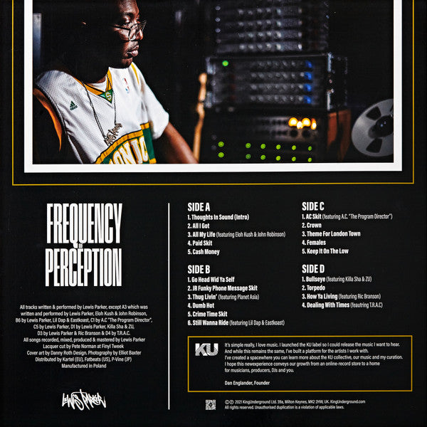 Lewis Parker ~ Frequency Of Perception (Vinyl) - Djungel & Jazz