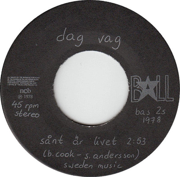 Dag Vag ~ Flyger (Vinyl) - Djungel & Jazz