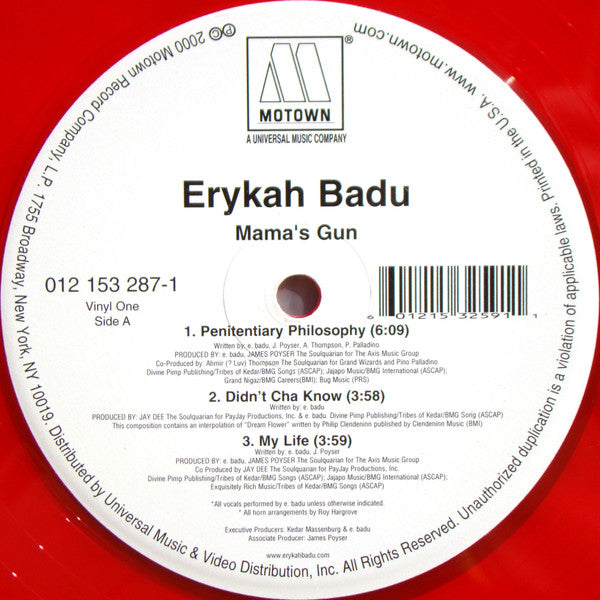 Erykah Badu ~ Mama's Gun (Vinyl) - Djungel & Jazz