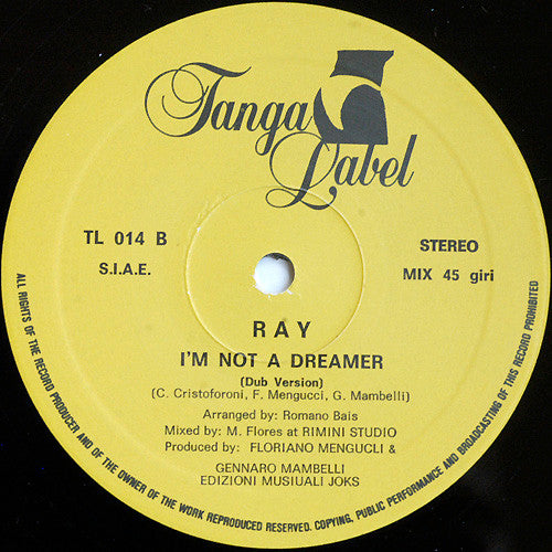 Ray  ~ I'm Not A Dreamer (Vinyl) - Djungel & Jazz