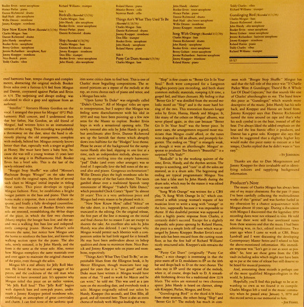 Charles Mingus ~ Nostalgia In Times Square / The Immortal 1959 Sessions (Vinyl) - Djungel & Jazz