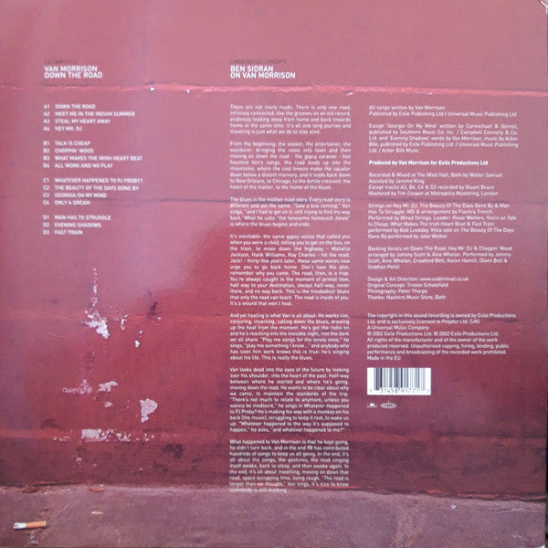 Van Morrison ~ Down The Road (Vinyl) - Djungel & Jazz