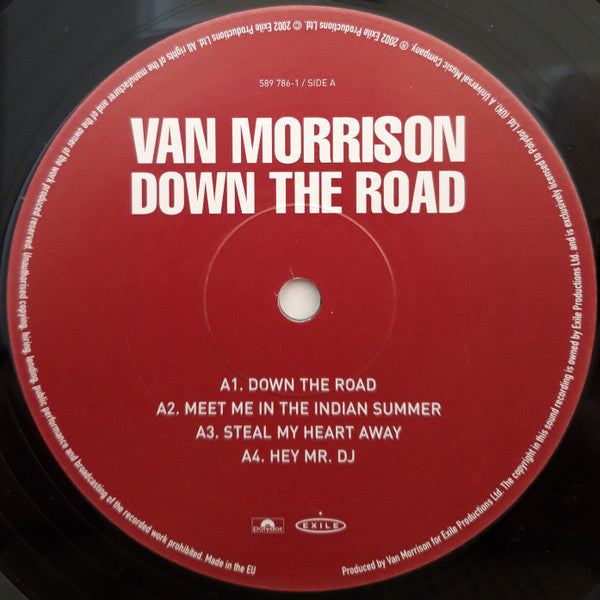 Van Morrison ~ Down The Road (Vinyl) - Djungel & Jazz