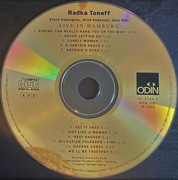 Radka Toneff ~ Live In Hamburg (Vinyl) - Djungel & Jazz