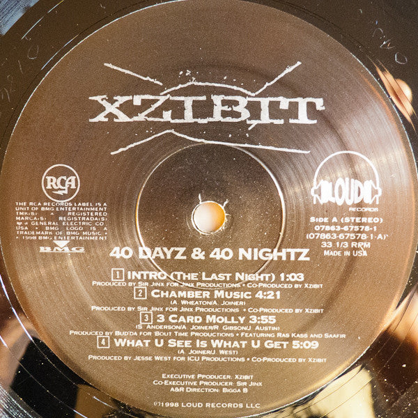 Xzibit ~ 40 Dayz & 40 Nightz (Vinyl) - Djungel & Jazz